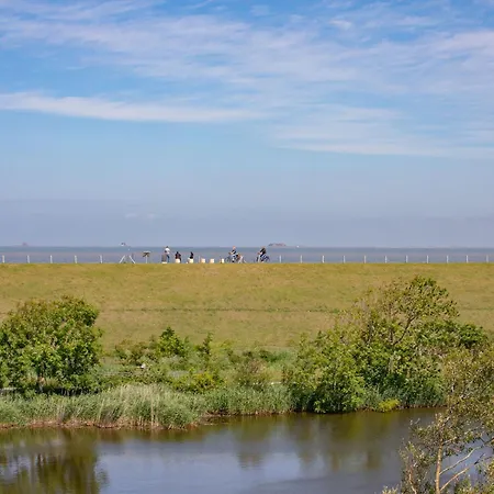 N14 Direkt Am Nordseedeich Mit Blick Auf Den דירה נורדסטרנד